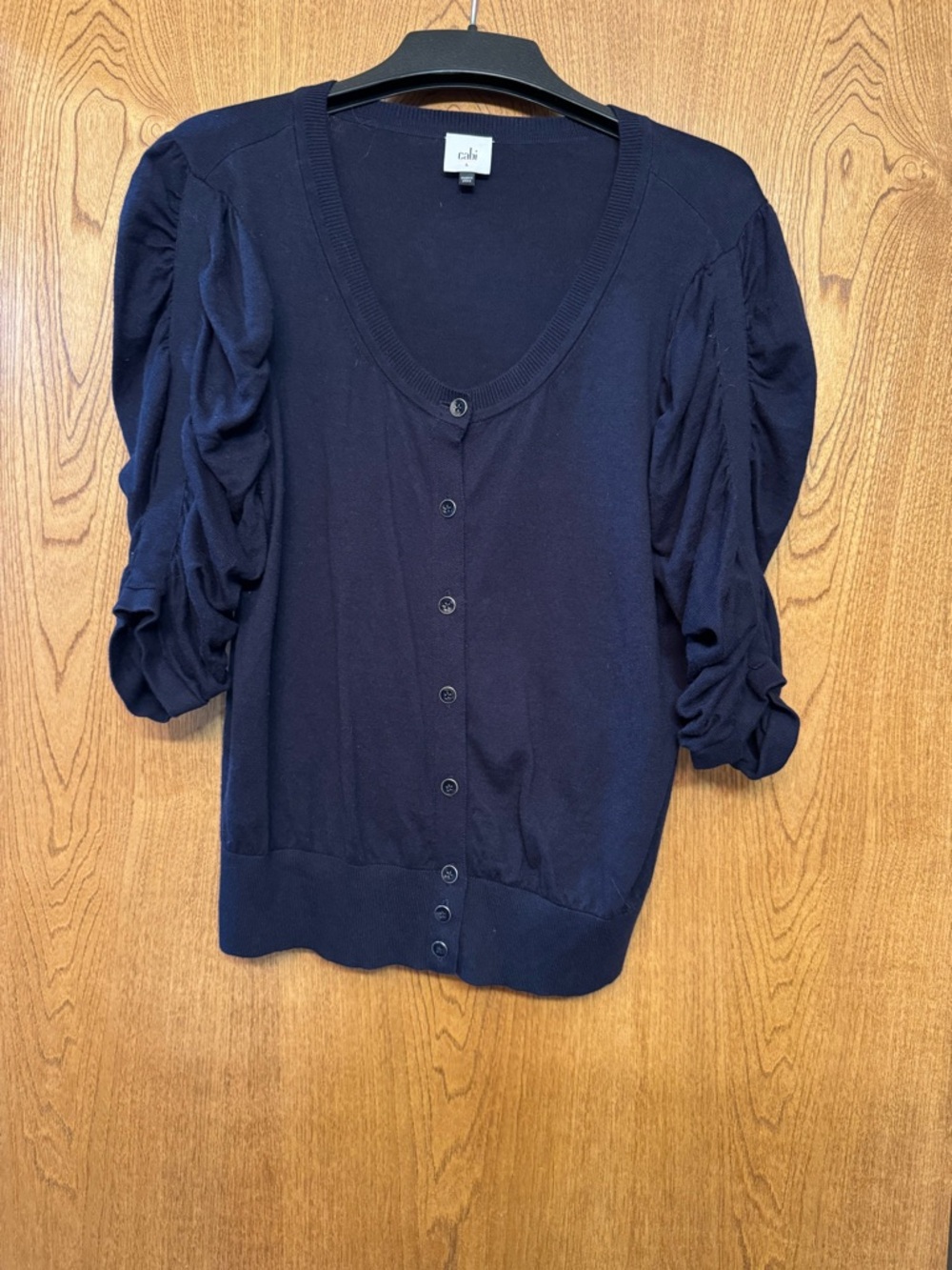 CAbi Deep Navy Lightweight Knit Top